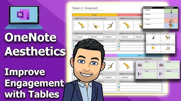 OneNote Aesthetics  - Improve Engagement with Tables 🏄‍♂️