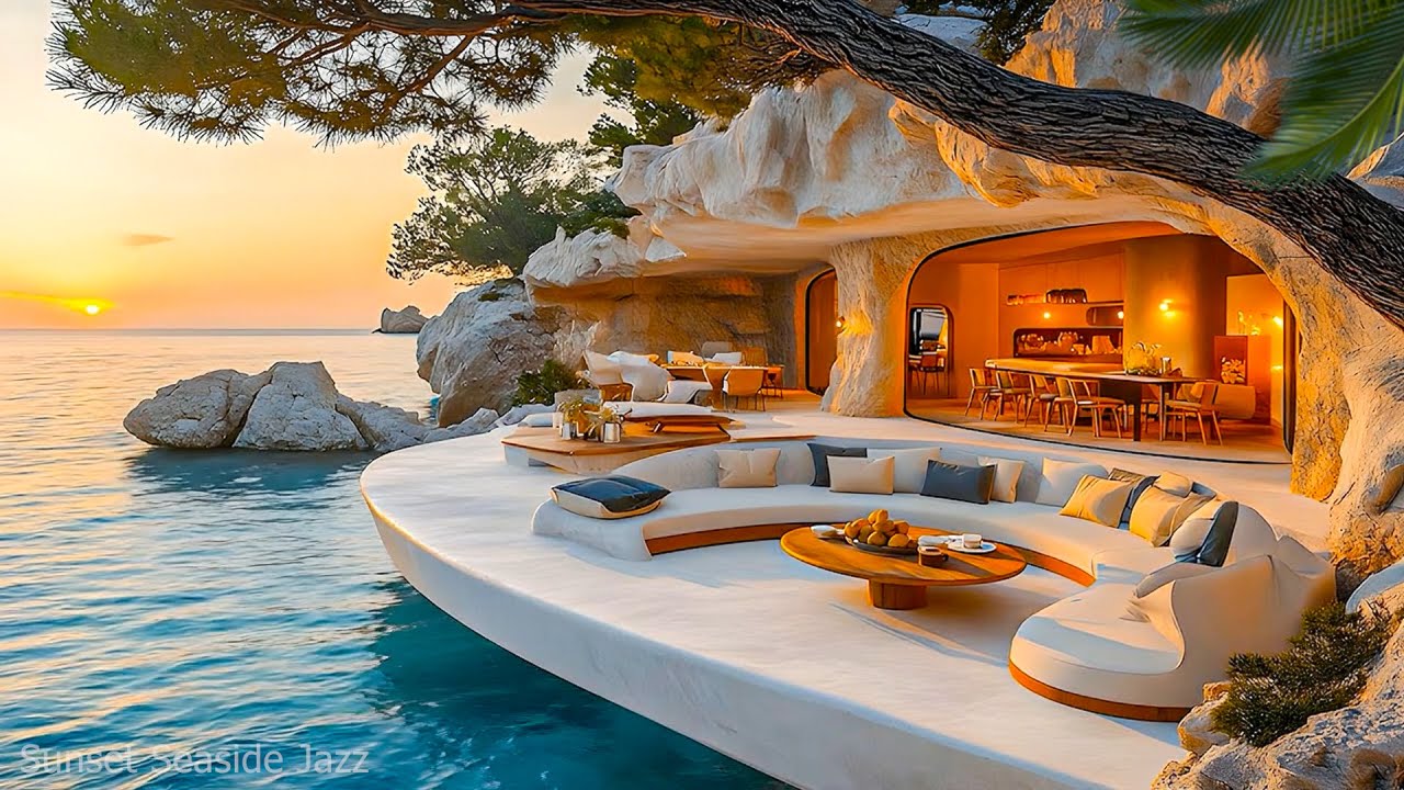 Golden Hour Seaside Jazz 🌊 Soft Jazz for Peace, Focus & Unwinding