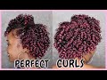 HOW TO DO A PERM ROD SET ON SHORT NATURAL HAIR TUTORIAL