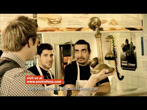 Envirofone TV Advert 2010 "Kebab Shop" - 10 second version