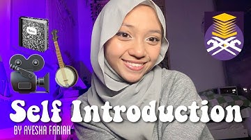 UED102 Self Introduction : Ayesha Fariah