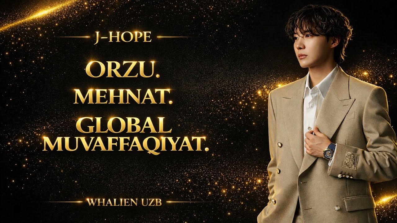 J-HOPE | ORZU. MEHNAT. GLOBAL MUVAFFAQIYAT