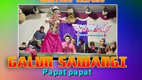 SENI SUNDA GEMYUNG JAIPONG, CISALAK SUBANG papat papat