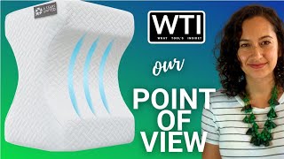 5 STARS UNITED Knee Pillow for Side Sleepers - 100% Memory Foam