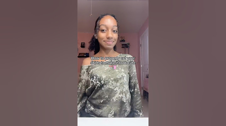 Tut on how to cut your shirts ￼properly  || izabelamarie #relatable ￼