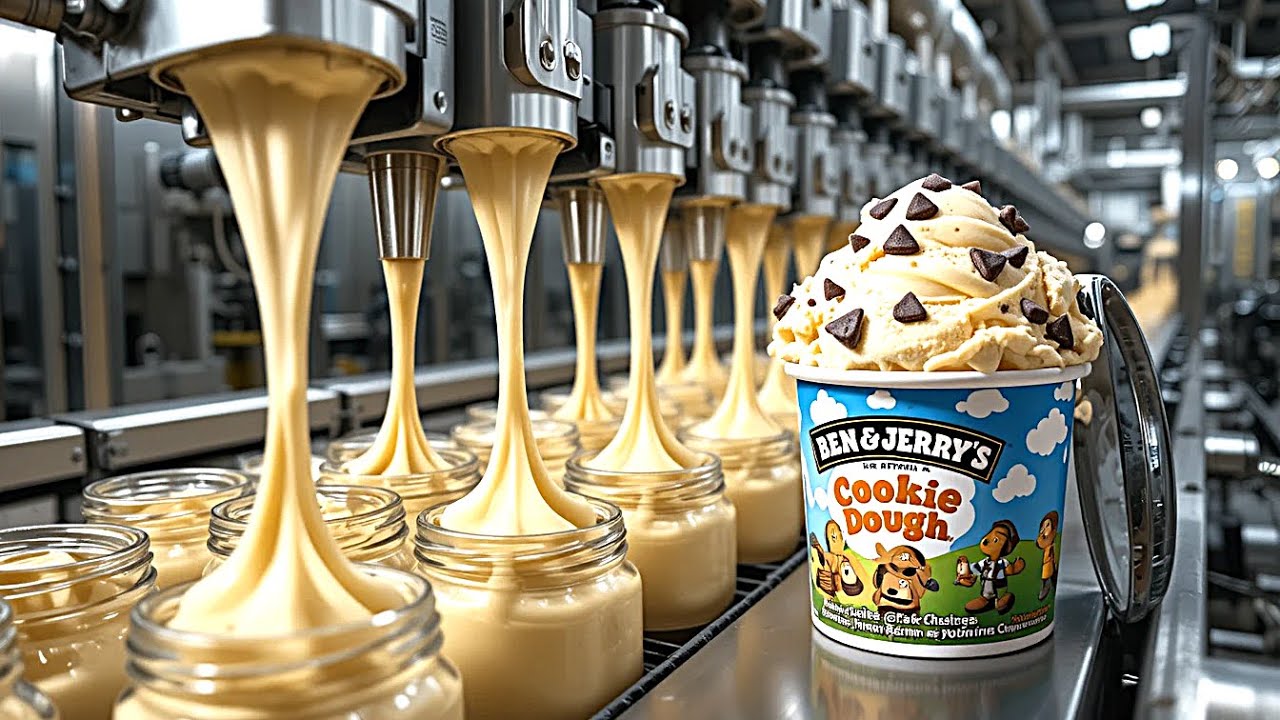 Frozen Ice Cream Factory Documentary[ASMR]