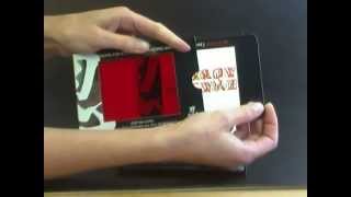RED REVEAL READER | Interactive marketing product with 'hidden message' reveal action