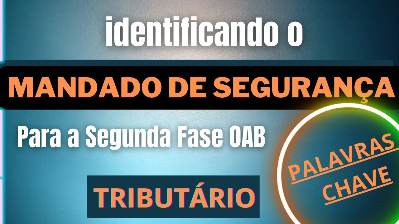 Exemplo De Mandato De Segurança Tributario De Busca E Aprensao