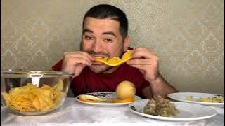 ASMR MUKBANG UZB • Сосасола, Чипсы, Бодринг, Помидор, Йокадидэ 🤣