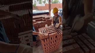 Fast Brick Loading Into Truck | Skilled Workers at Work | #tools #bricklaying #construction #shorts