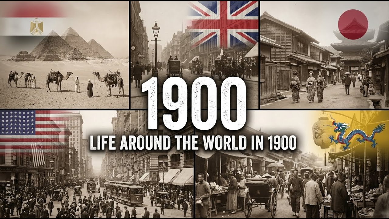 Life Around the World in 1900 | Shadows of History - YouTube