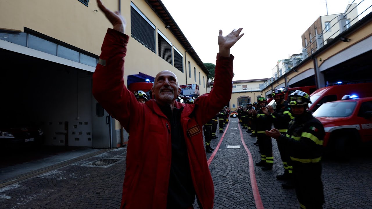 Saluto Giacomo Perna Sommozzatore dei Vigili del Fuoco