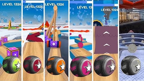 The insane arrow ball of 7 different colors Going Balls level 1326 Android gameplay Walkthrough