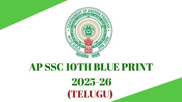 "AP SSC 2025–26 Telugu Paper Pattern | Full Blueprint + Chapter Marks 📊"