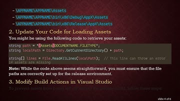 Fixing the UWP App Asset Issue: Why Your Release Version Might Not Include Assets