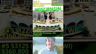 Top 5 Most Expensive WISCONSIN Home areas by zip code.