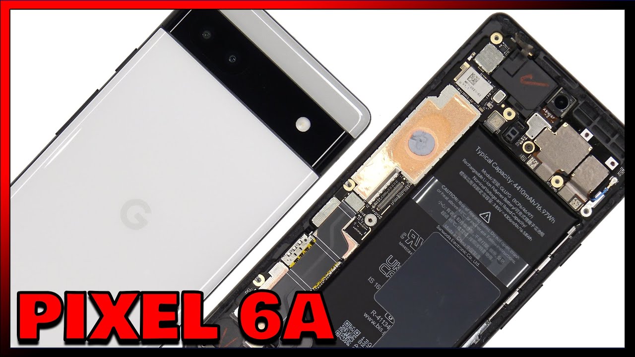 Google Pixel 6A Disassembly Teardown Repair Video Review