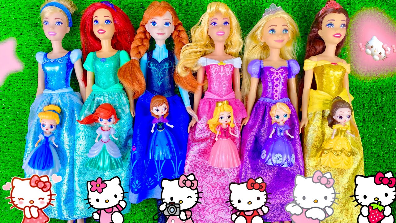 Satisfying with Unboxing & Review Disney Princess Frozen ELSA & Jasmine Toys! ASMR Relaxing