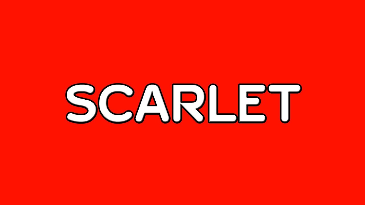 Scarlett Color 1