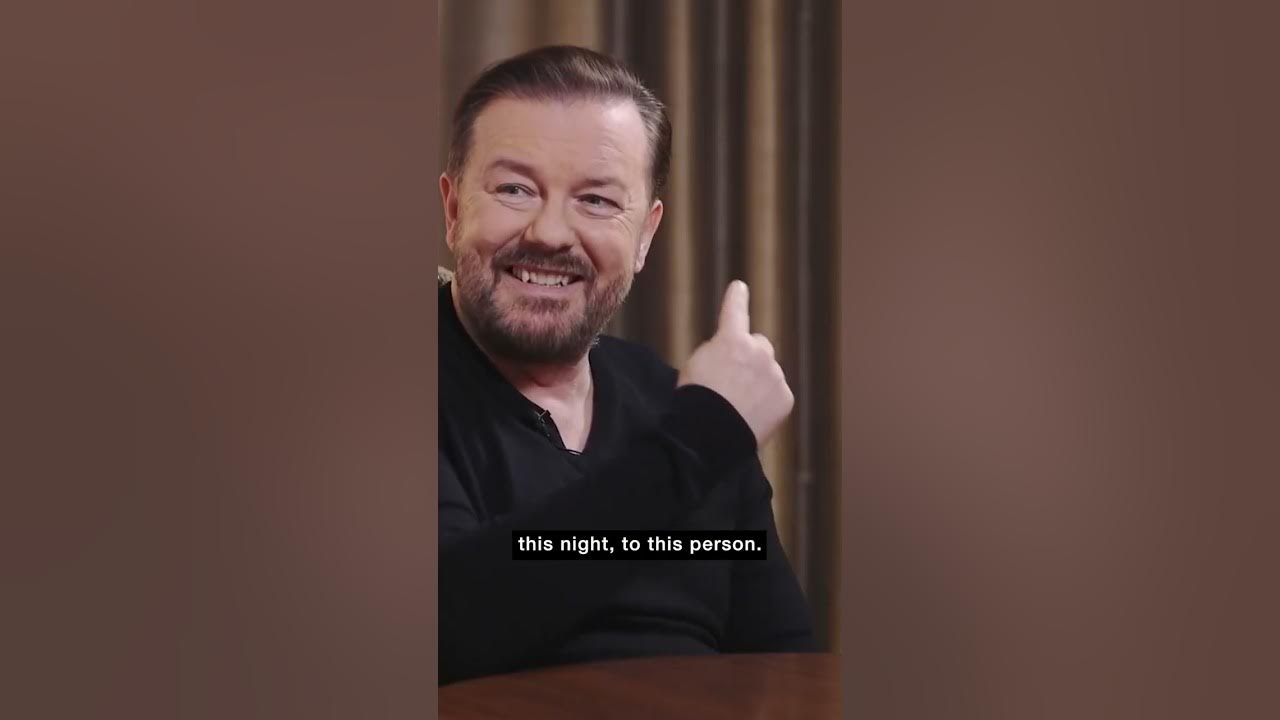 Ricky Gervais at the Golden Globes vs. his sitcoms: edgy, fearless, and