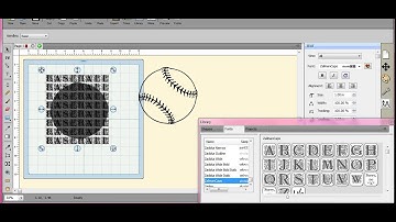 NEW version of shaping words, trim background in SCAL4 Brother ScanNCut Jen Blausey