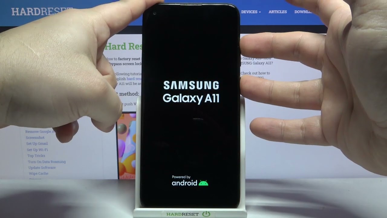 How to Wipe Cache Partition in Samsung Galaxy A11 - Clear Cache