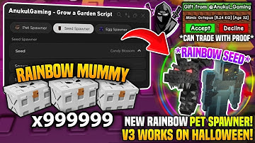 [🦴] NEW PET SPAWNER! 🤑 Grow a Garden 🌶️ Script! • No Key 🔥 *UNPATCHED* 🌈 100% Work ✅ - Anukul Hub V3