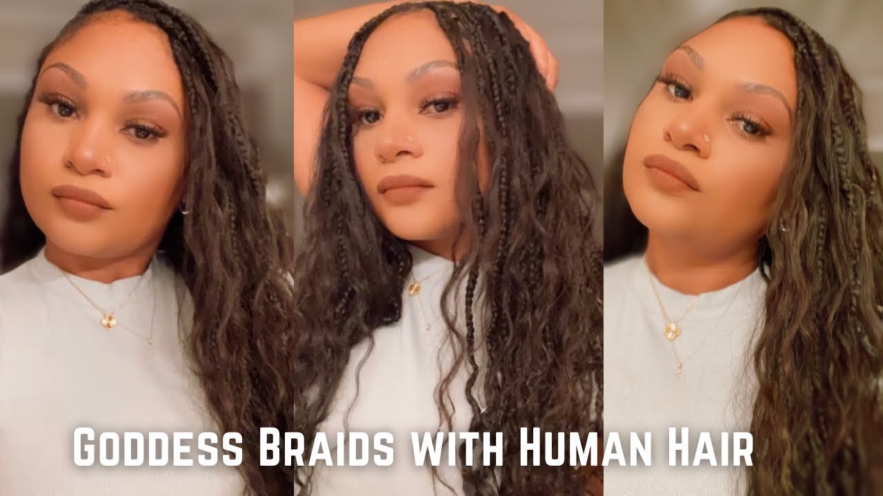 How To:Diy Goddess Boho Braids With Human Hair+Crochet On Fine Hairthin  Edges|Easy+ Quick|Affordable - Youtube