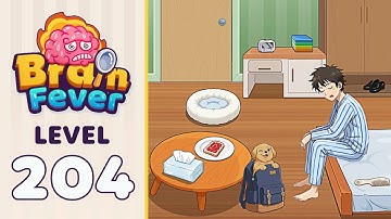 Brain Fever: Puzzle Game Level 204 | Puzzle Solved! 🎯