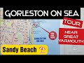 Gorleston on sea tour walk   sandy soft beach  speed boat   near great yarmouth  must visit
