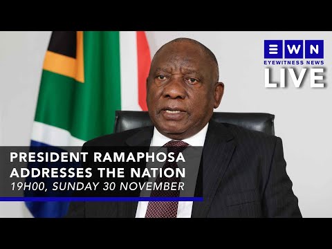 LIVE President Ramaphosa To Address The Nation