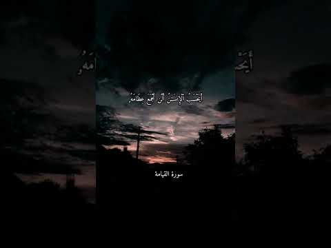 أيحسب الإنسان ألن نجمع عظامه 3 بلى قادرين على أن نسوي بنانه سورة القيامة عبدالباسط عبدالصمد 