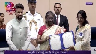 President Droupadi Murmu presents 68th National Film Awards