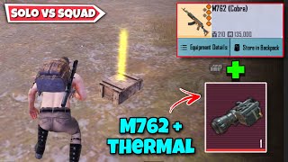 Play With Legendary M762 Cobra + Thermal For Amazing Loot 😍 - Pubg Metro Royale