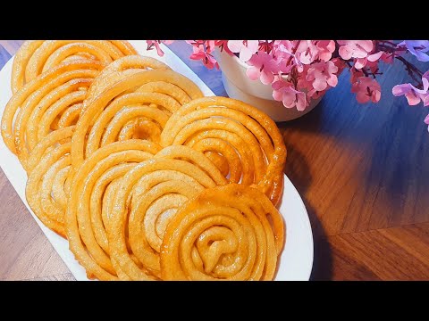 Джалеби без красителей, индийский десерт Jalebi