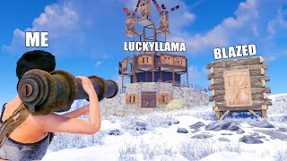 i played rust against luckyllama and blazed for a wipe and this is how it went
