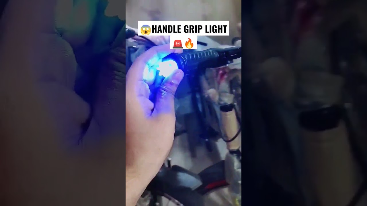✅CYCLE KI HANDLE GRIP KI LIGHT 🚨🔥. 