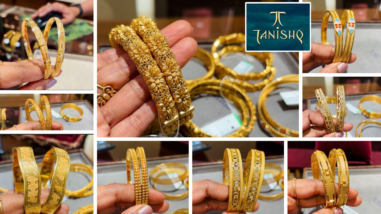 Tanishq Latest 💖💫22kt gold Bangles with price | Tanishq gold bangle designs | Tanishq Bangle’s 