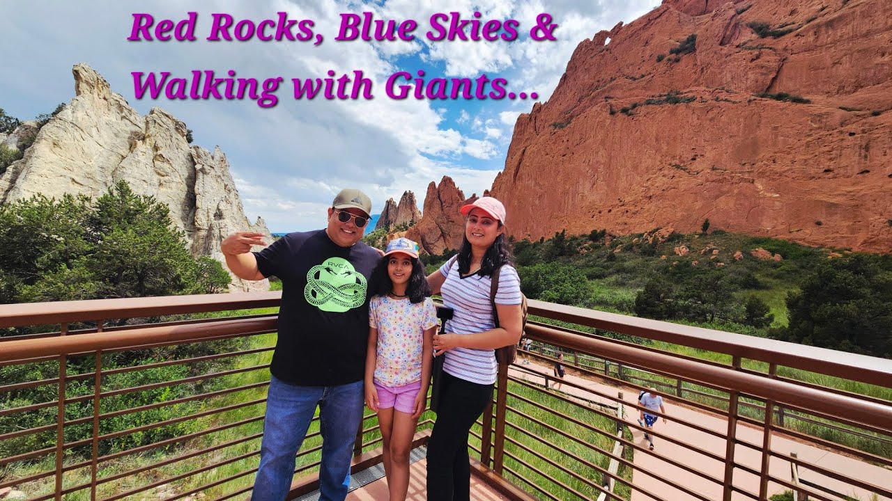 Garden of the Gods: 🧗‍♂️Rock Climbers & Stunning Natural Wonder of Colorado @TravelwithN3Family
