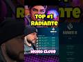 Ele pegou TOP 1 RADIANTE só de CLOVE 🤯🦋🎯 #valorantclips #valorantshorts