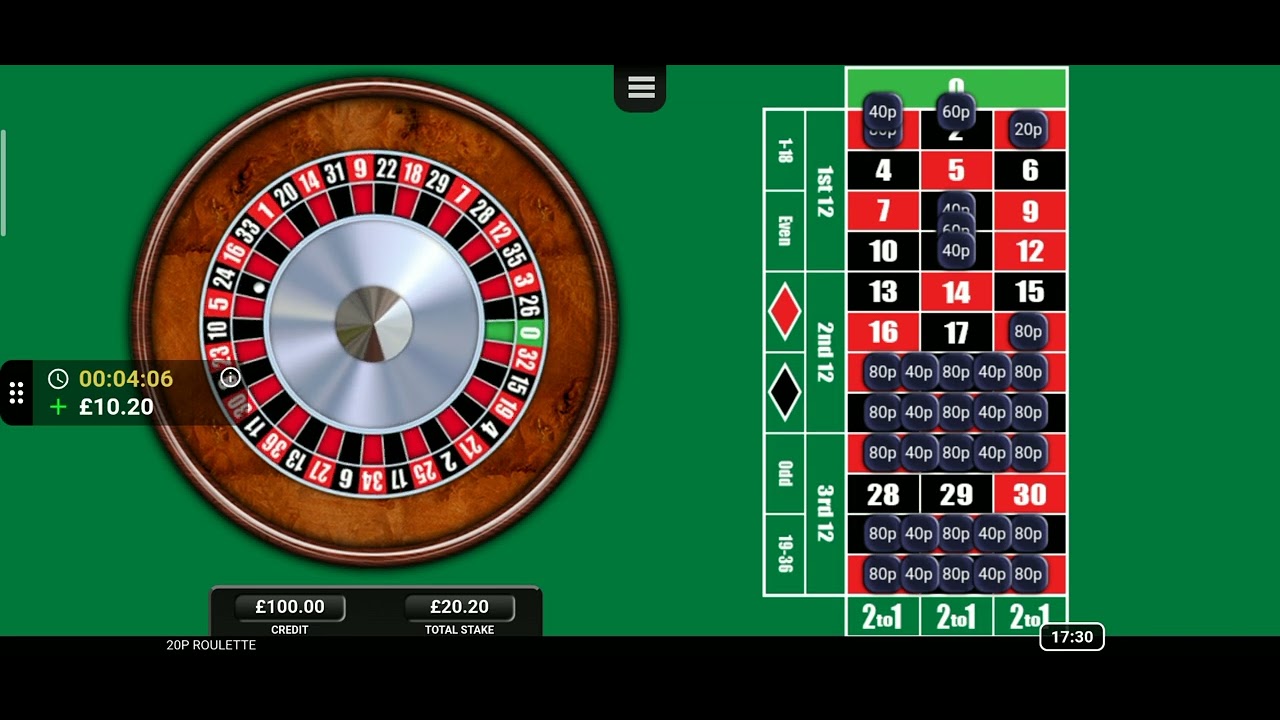 safe 20p Roulette Casino weekly bonus