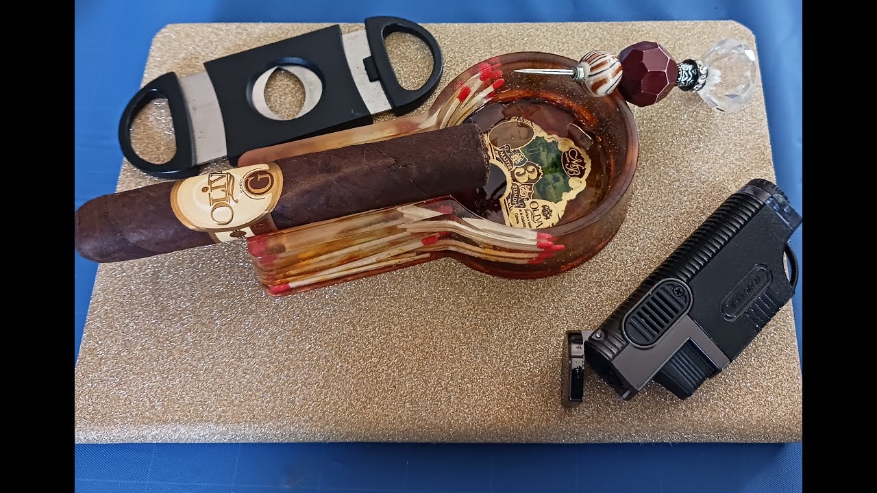 Epoxy Resin Cigar Ashtray 