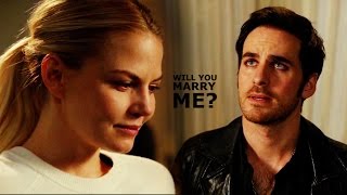 will you marry me? | hook + emma (6x13)