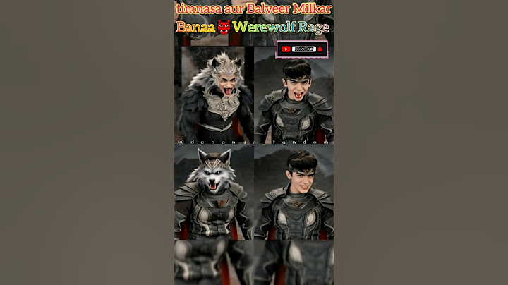 baalveer timnasa  to vivan Ek milkar ban gaya old Khatarnak Werewolf rage  #balveer #timnas #shorts