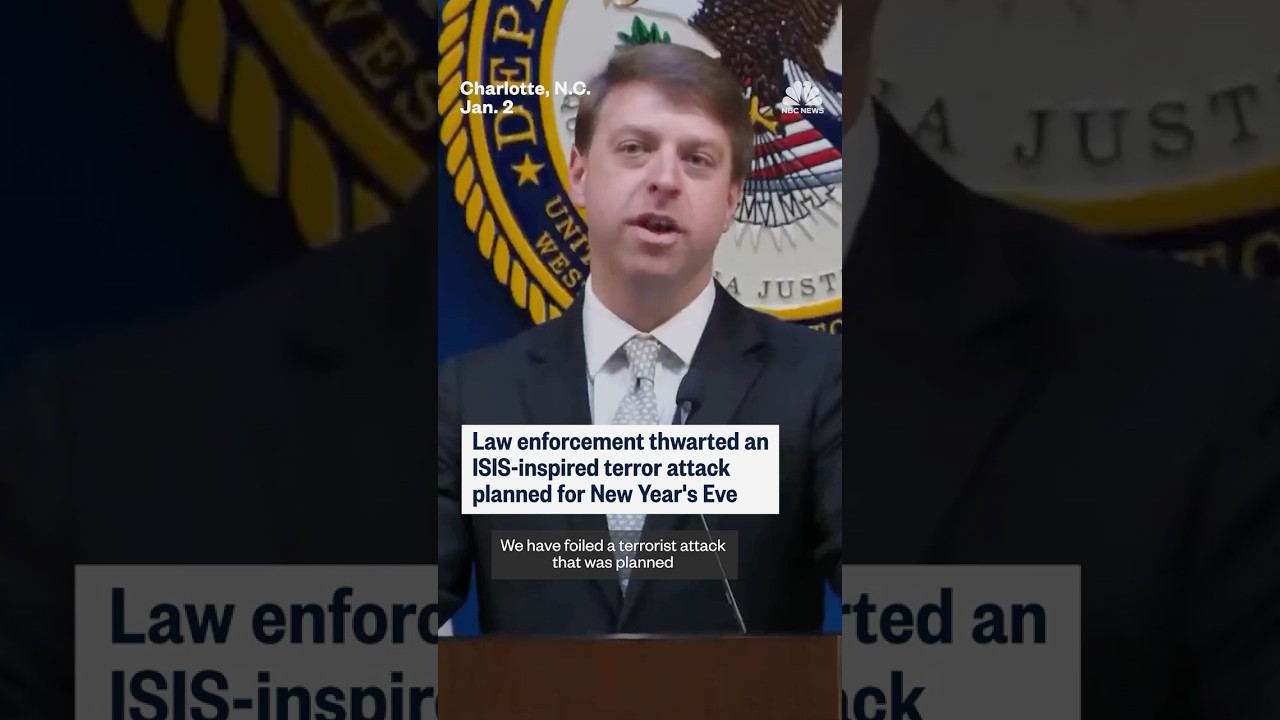 Law enforcement thwarted an ISIS-inspired terror attack planned for New Year’s Eve