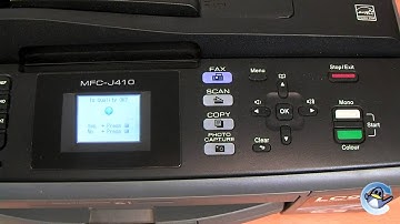 How to do a Test Print from a Brother MFC-J410 Printer
