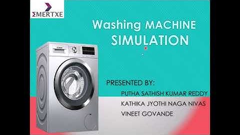 Automated Washing Machine using PIC16F877A | Online Internship on Embedded System | EMERTXE