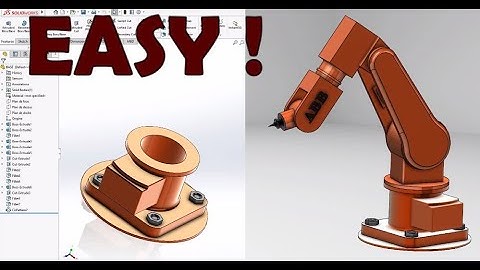 Solidworks Complete Tutorial |  ARM ROBOT  | ABB |  -1-   BASE