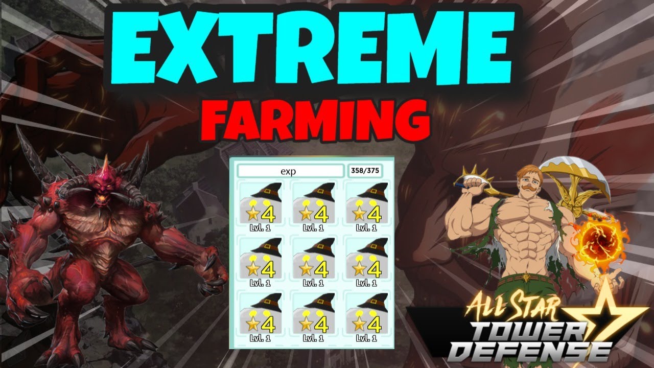 [NEW UPDATE] Roblox All Star Tower Defense EXTREME FARMING Part 2- Come ...