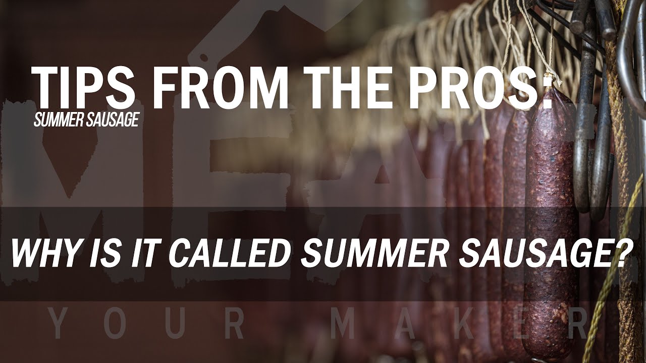 SUMMER SAUSAGE Why is it called Summer Sausage YouTube
